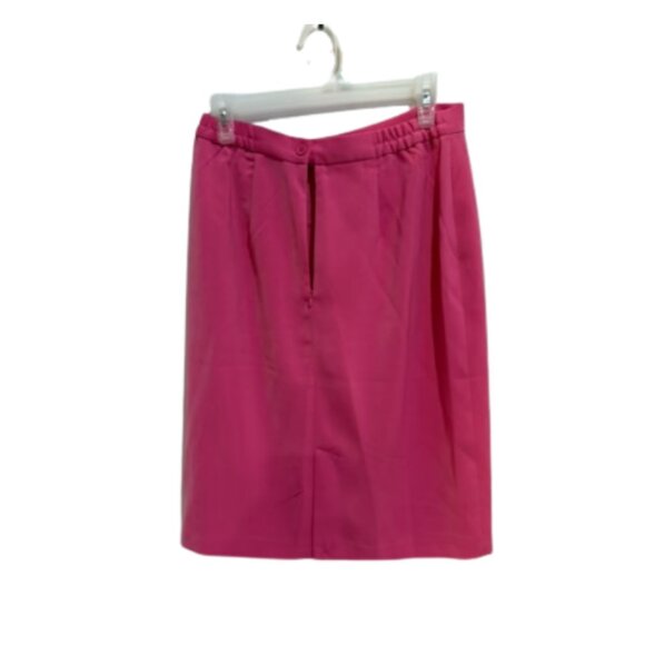 Tower Hill Hot Pink Skirt Suit Set Blazer & Skirt Size 10 - Picture 2 of 5